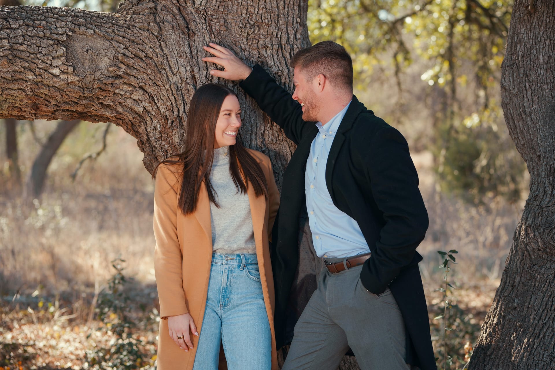 Studio37 golden-hour engagement photography session in The Woodlands Texas