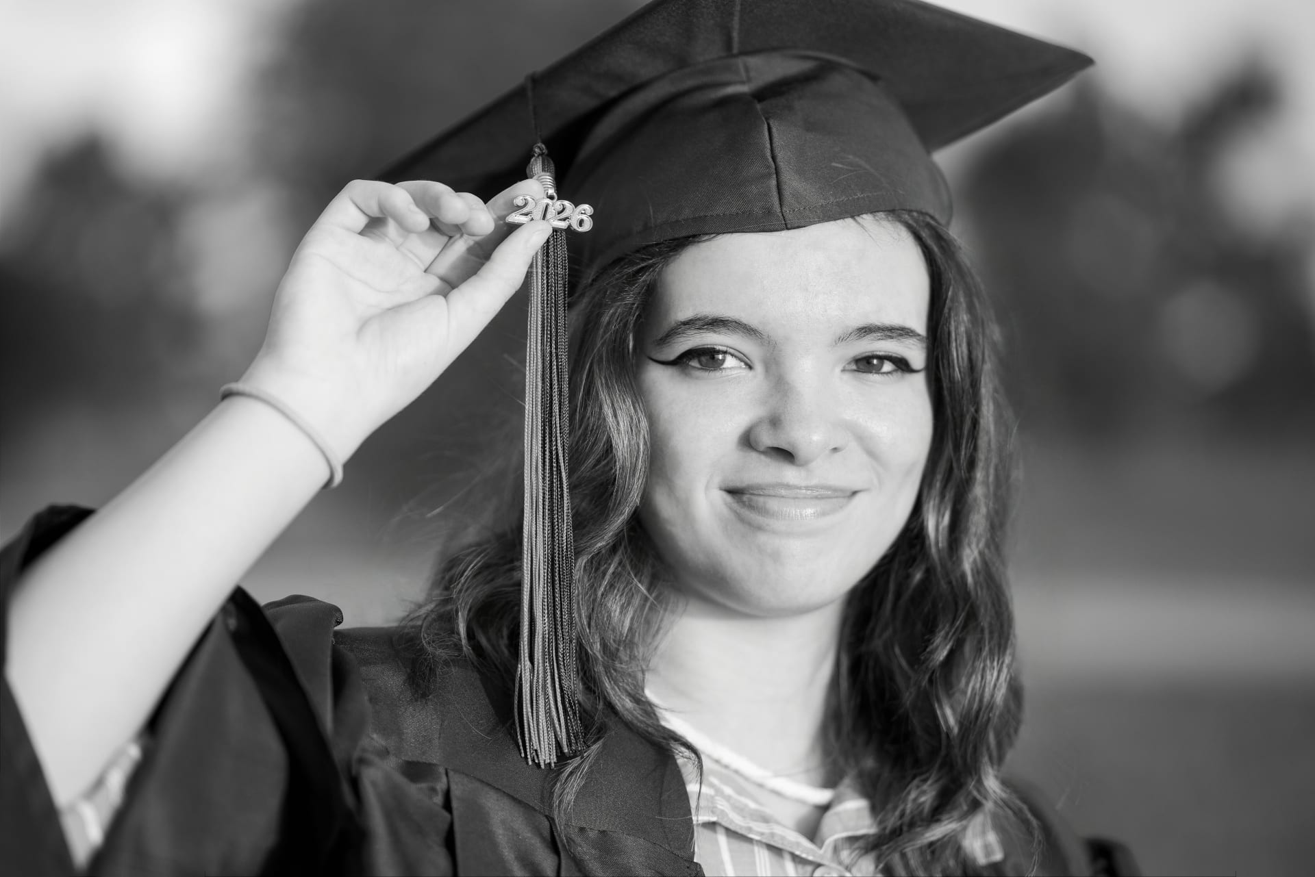 Studio37 graduation photography with cap and gown portraits