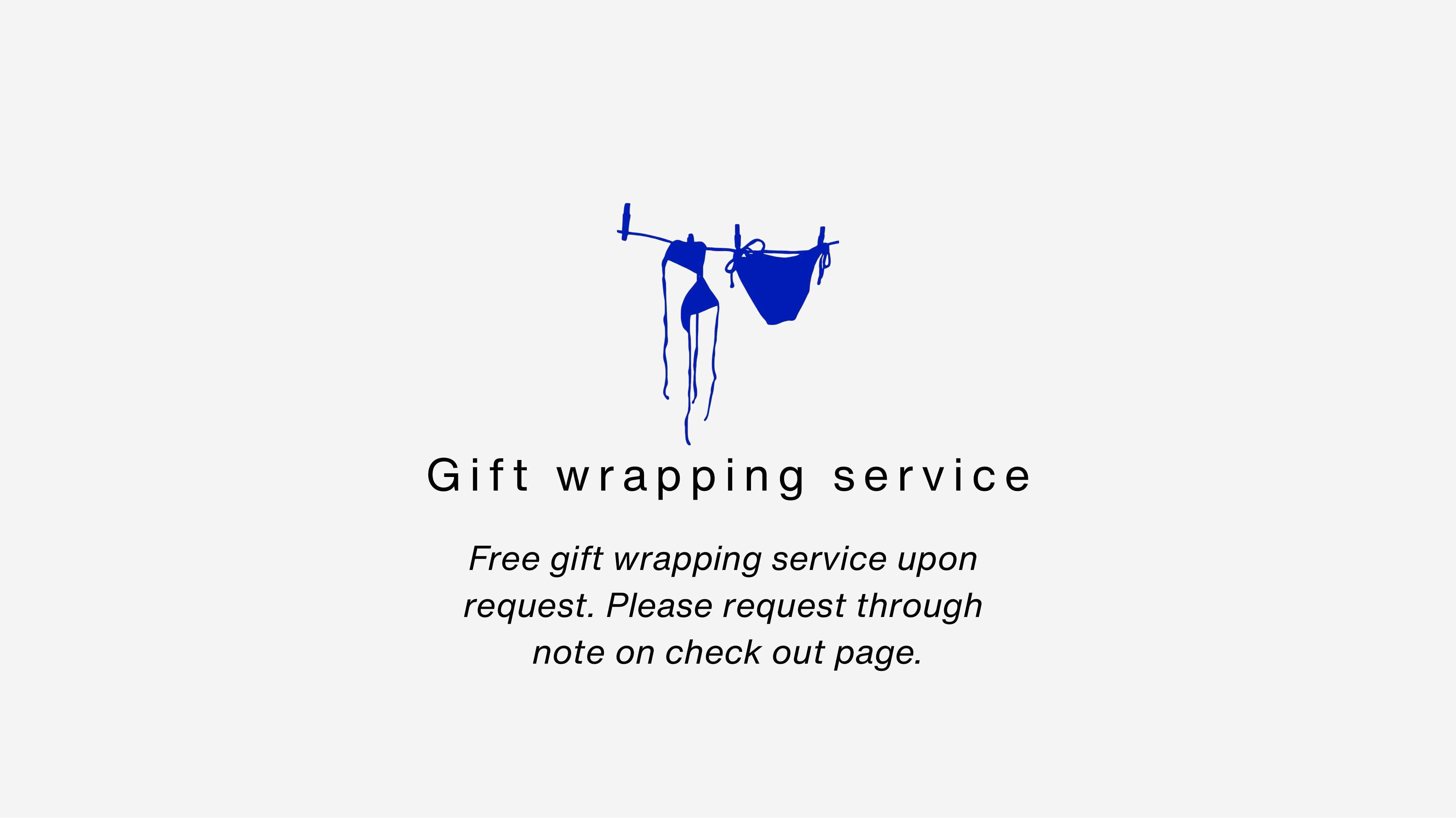Gift Wrapping Service
