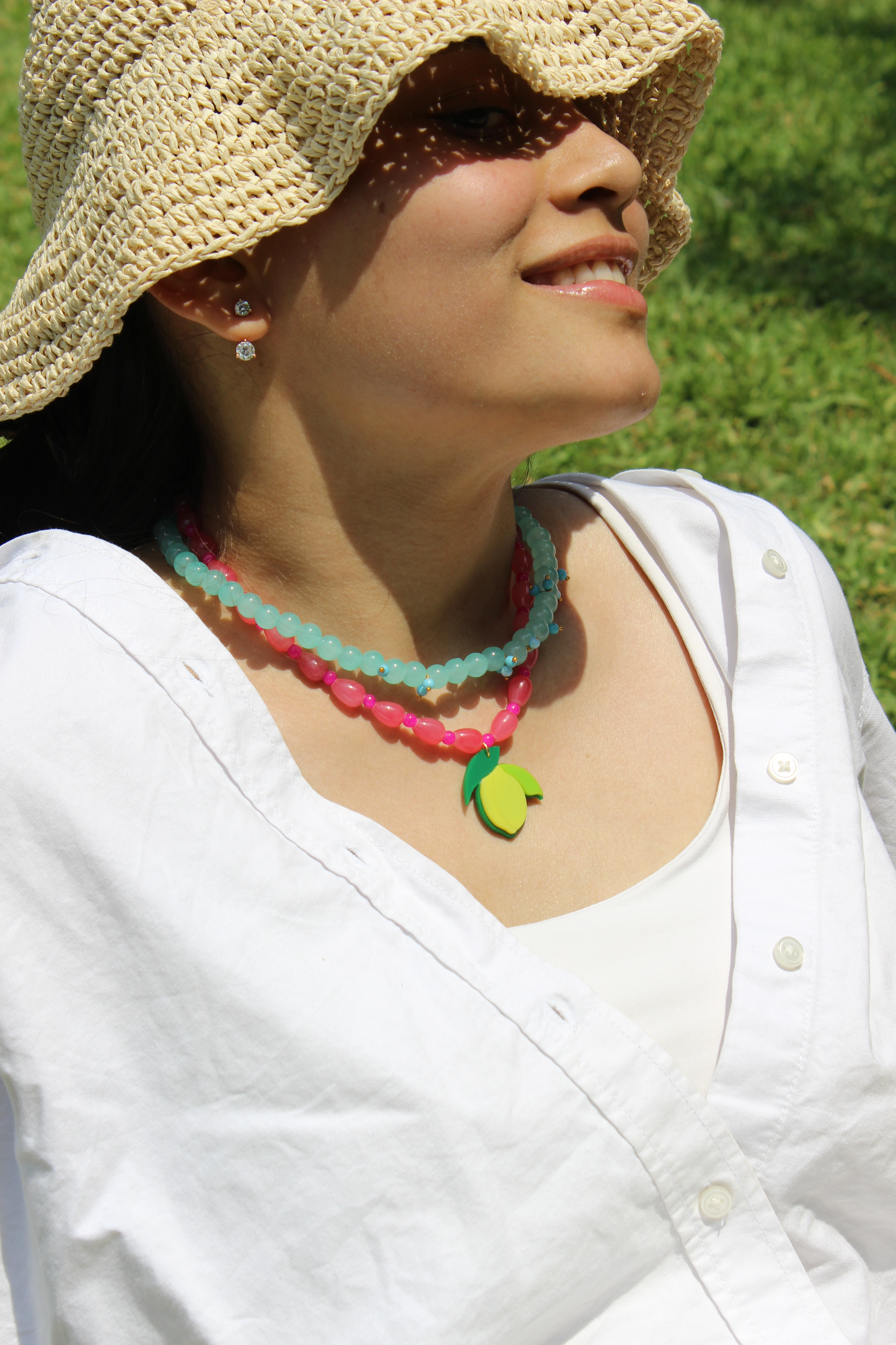 CITRUSY LEMON NECKPIECE