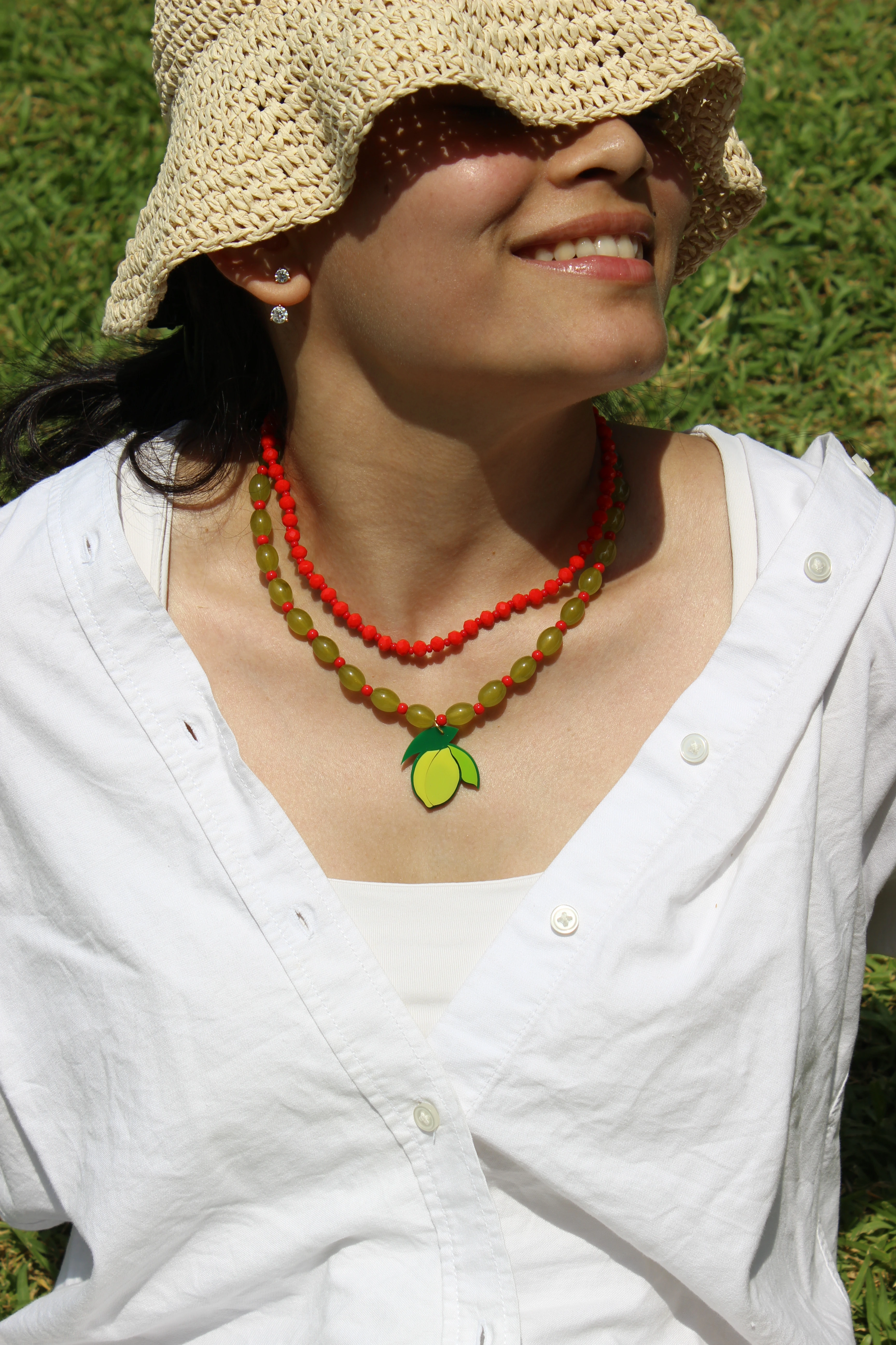 CITRUSY LEMON NECKPIECE 