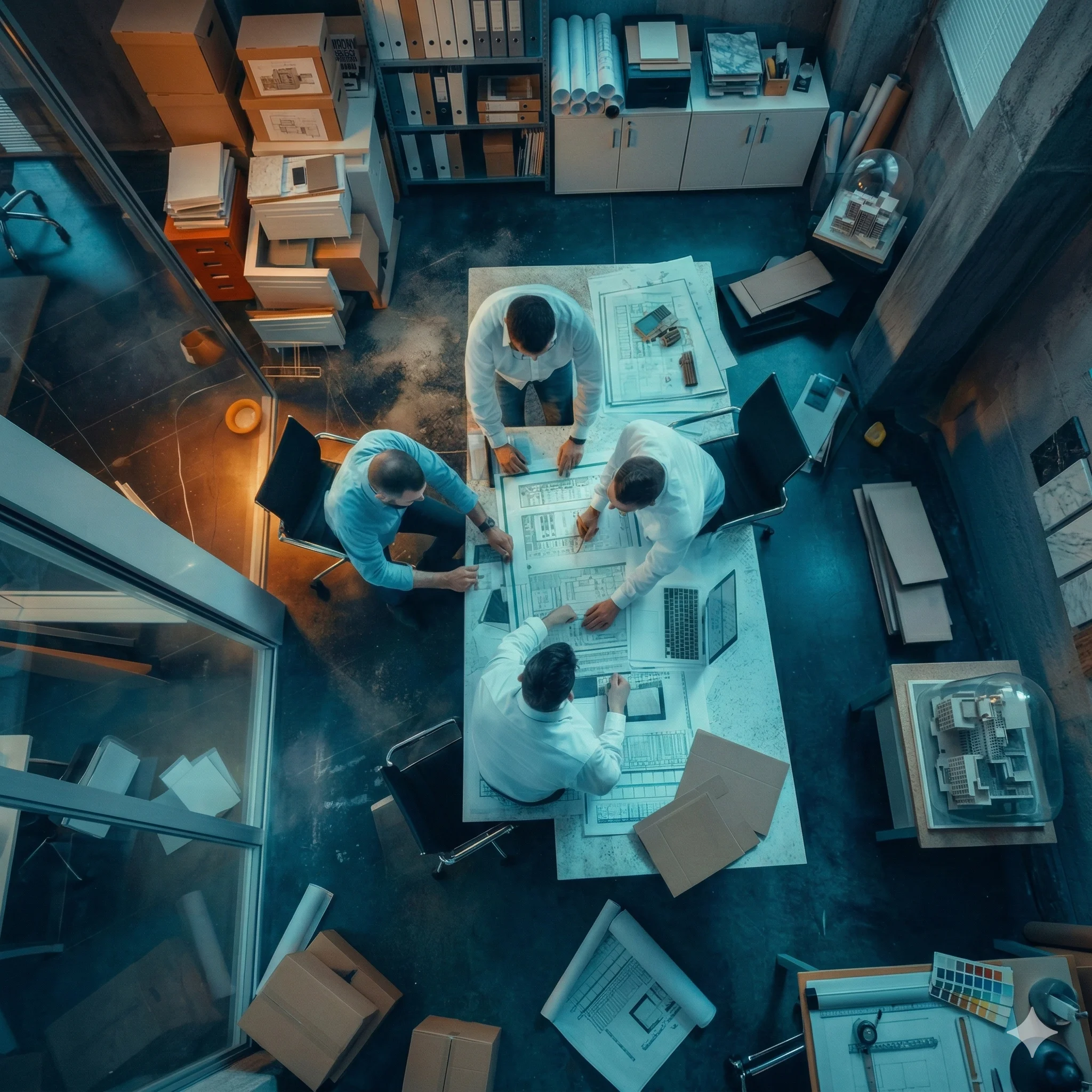 Equipo Lumtec trabajando en ejecución de sistemas