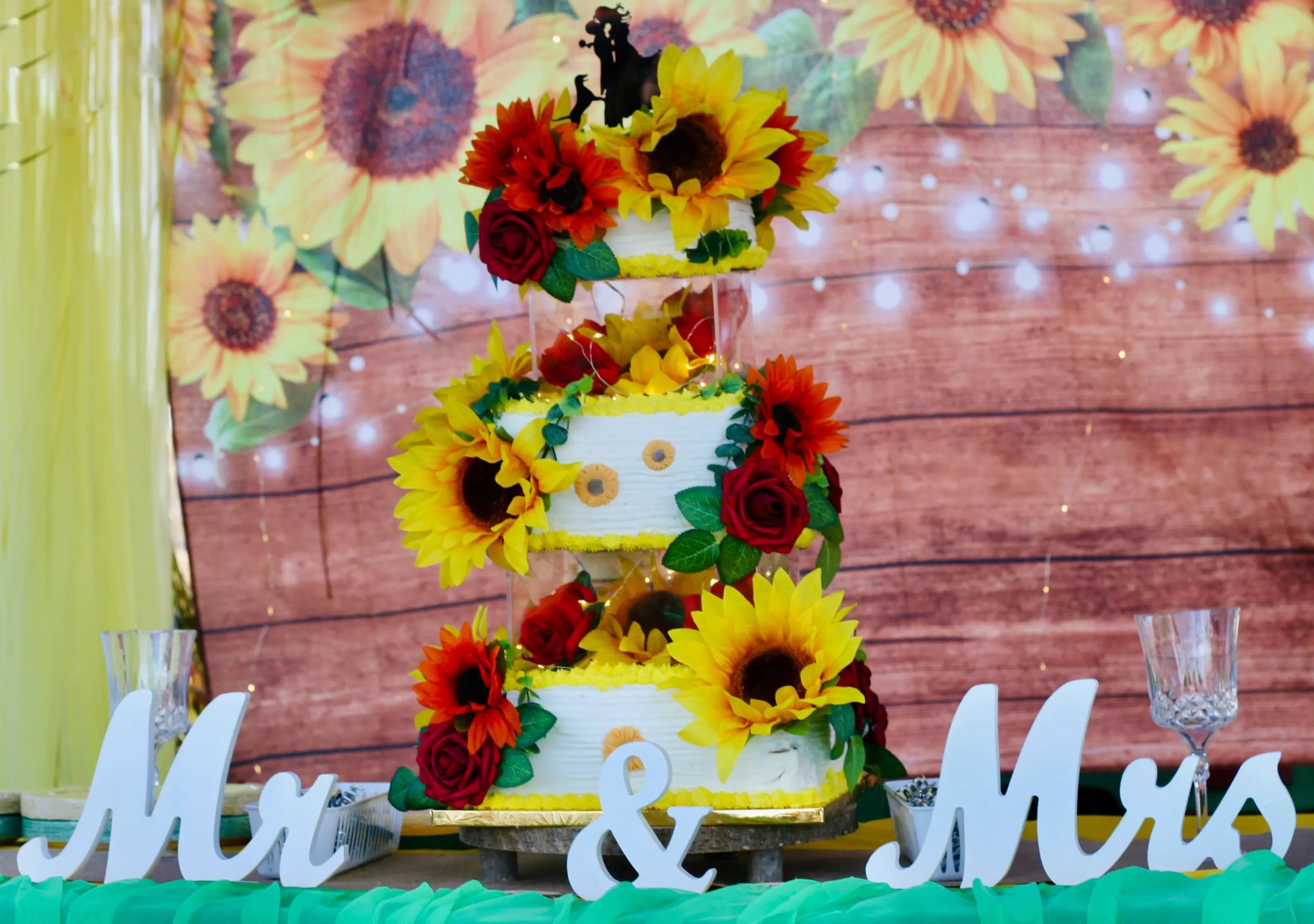 Beautiful Wedding Cake by Christy's Cakes