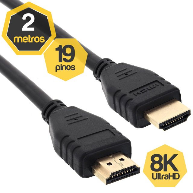 Cabo Hdmi Hdmi 8k com 2 metros
