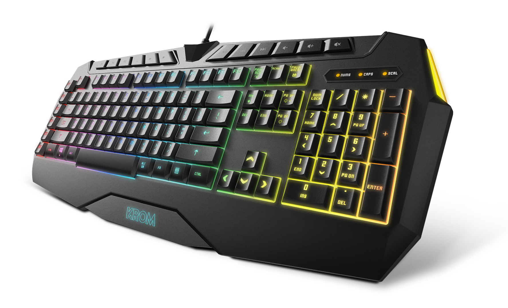 Teclado Gamer Halfmman Mystic Creature com Retroiluminação