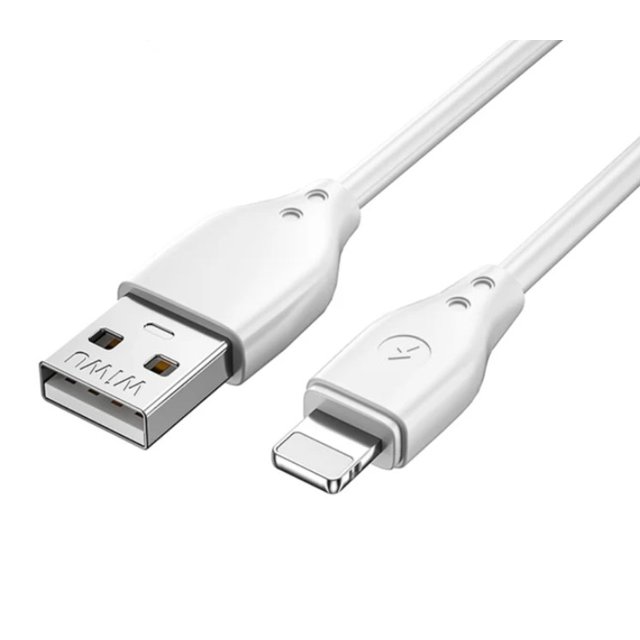 Cabo USB-A para Lightning 2M – Alcance Estendido com Carregamento Rápido 2.1A