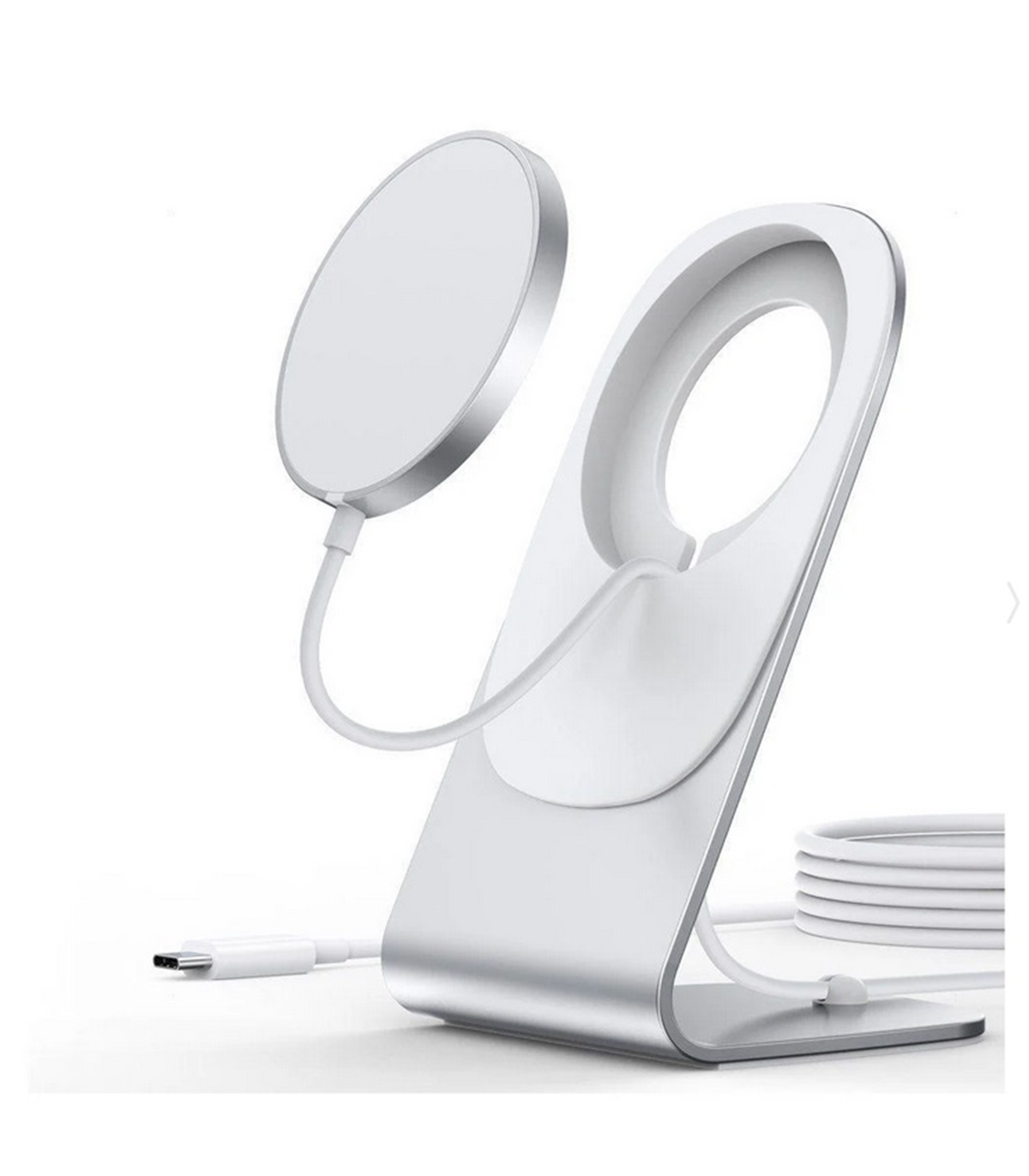 Carregador Wireless Qi 15 W c/ Suporte Magnético