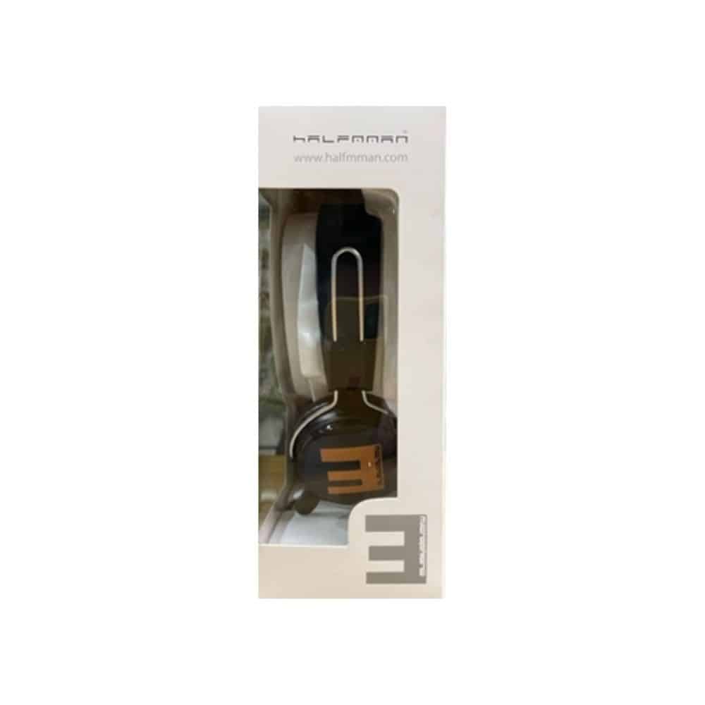 Headphone Halfmman SH‑13 Orange – Som Envolvente + Microfone Ajustável