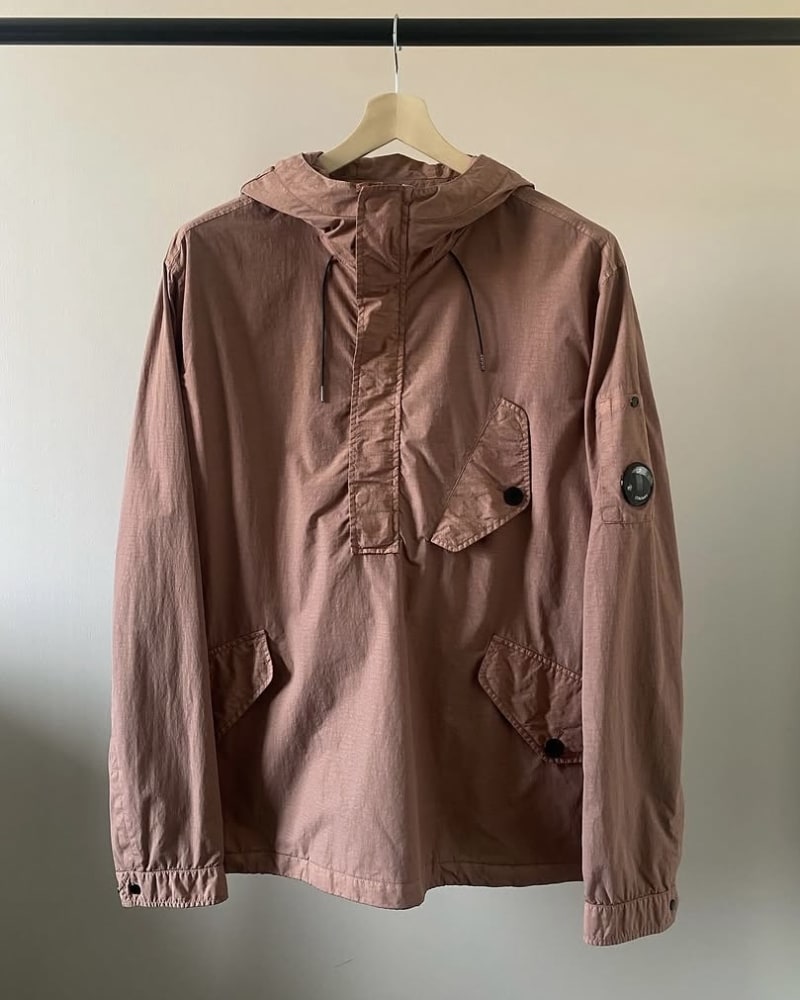 C.P. COMPANY Flatt Nylon Smock — Cedarwood · XL