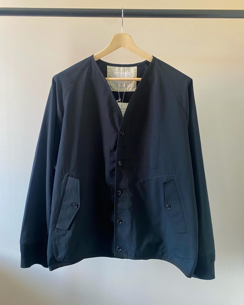 NANAMICA ALPHADRY Cardigan — Black · L & XL