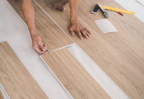 Luxury vinyl and laminate flooring