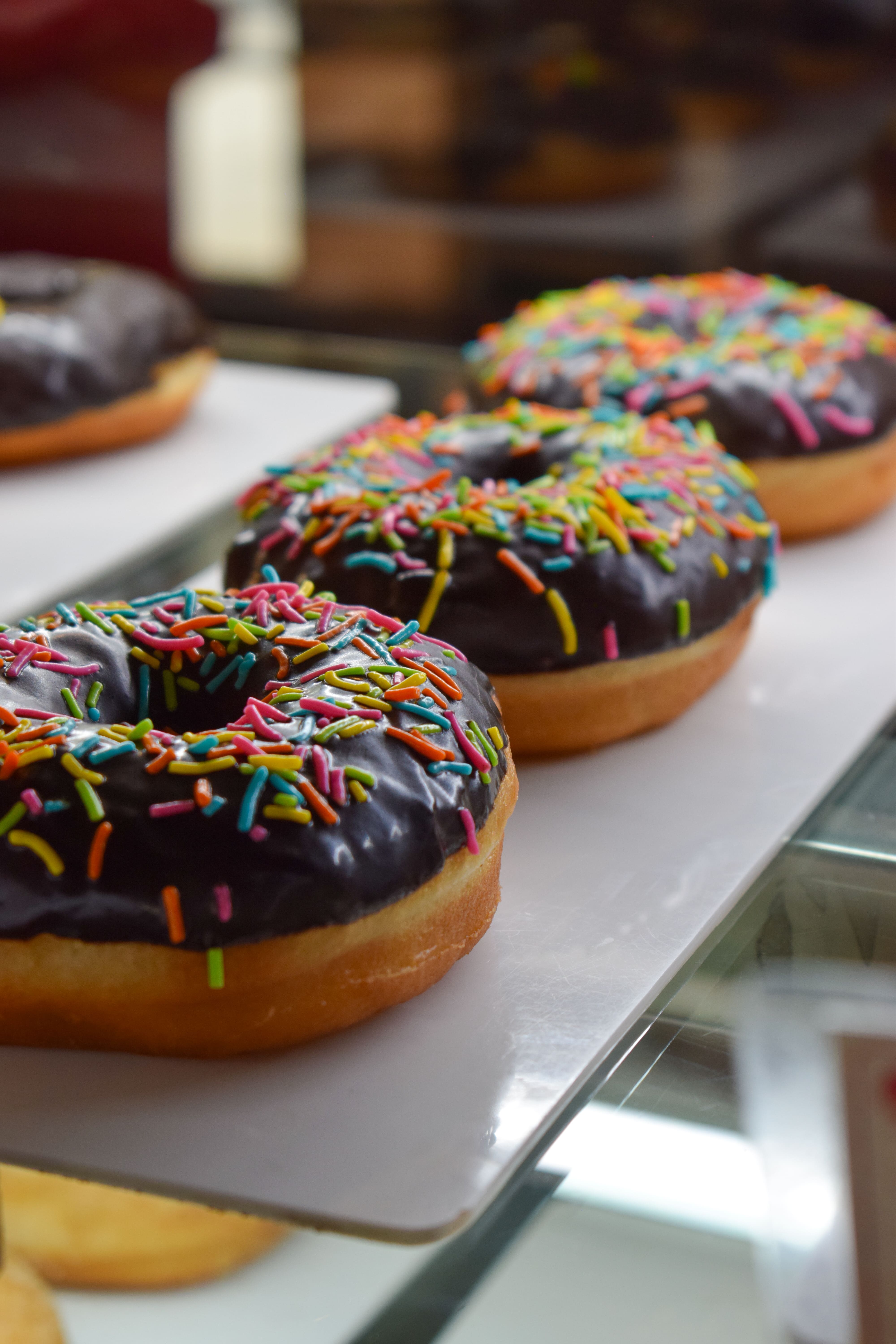 a close up of wine bottles