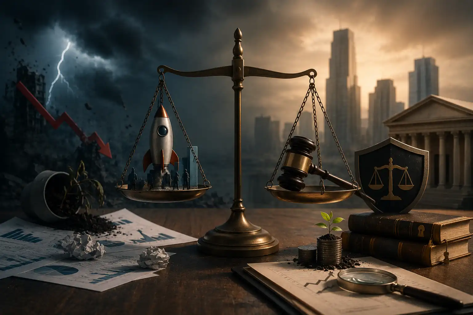 Startup Investment Risk: Business Failure vs Legal Liability