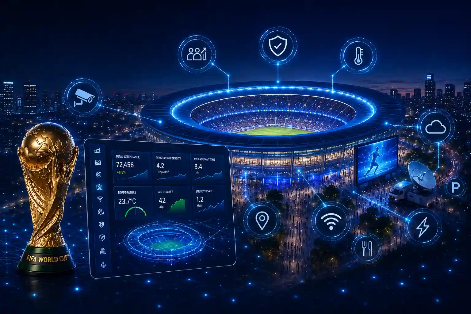 World Cup Stadium Tech: IoT Architecture