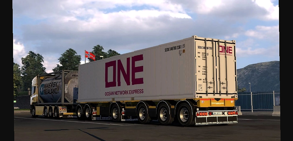 МОД EU Trailer Pack v2.5 ДЛЯ EURO TRUCK SIMULATOR 2