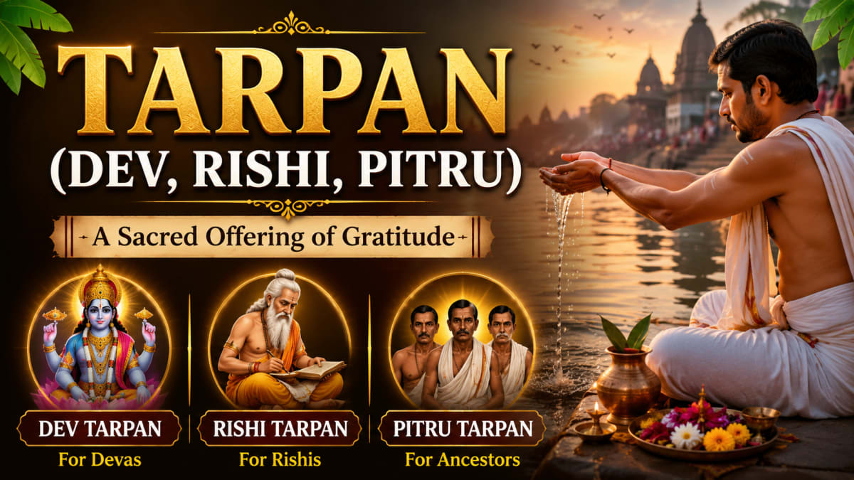 Tarpan (Dev, Rishi, Pitru)