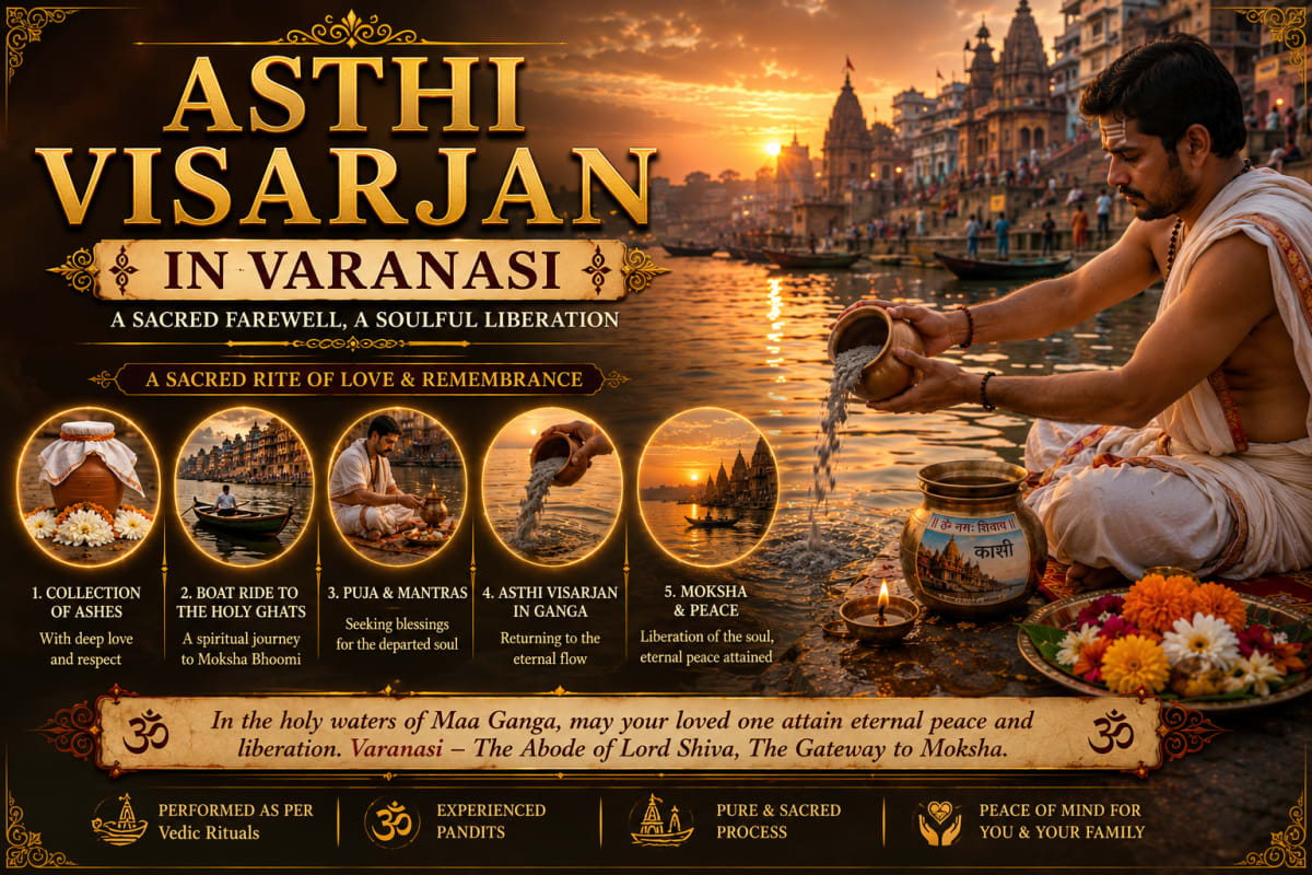 Asthi Visarjan in Varanasi