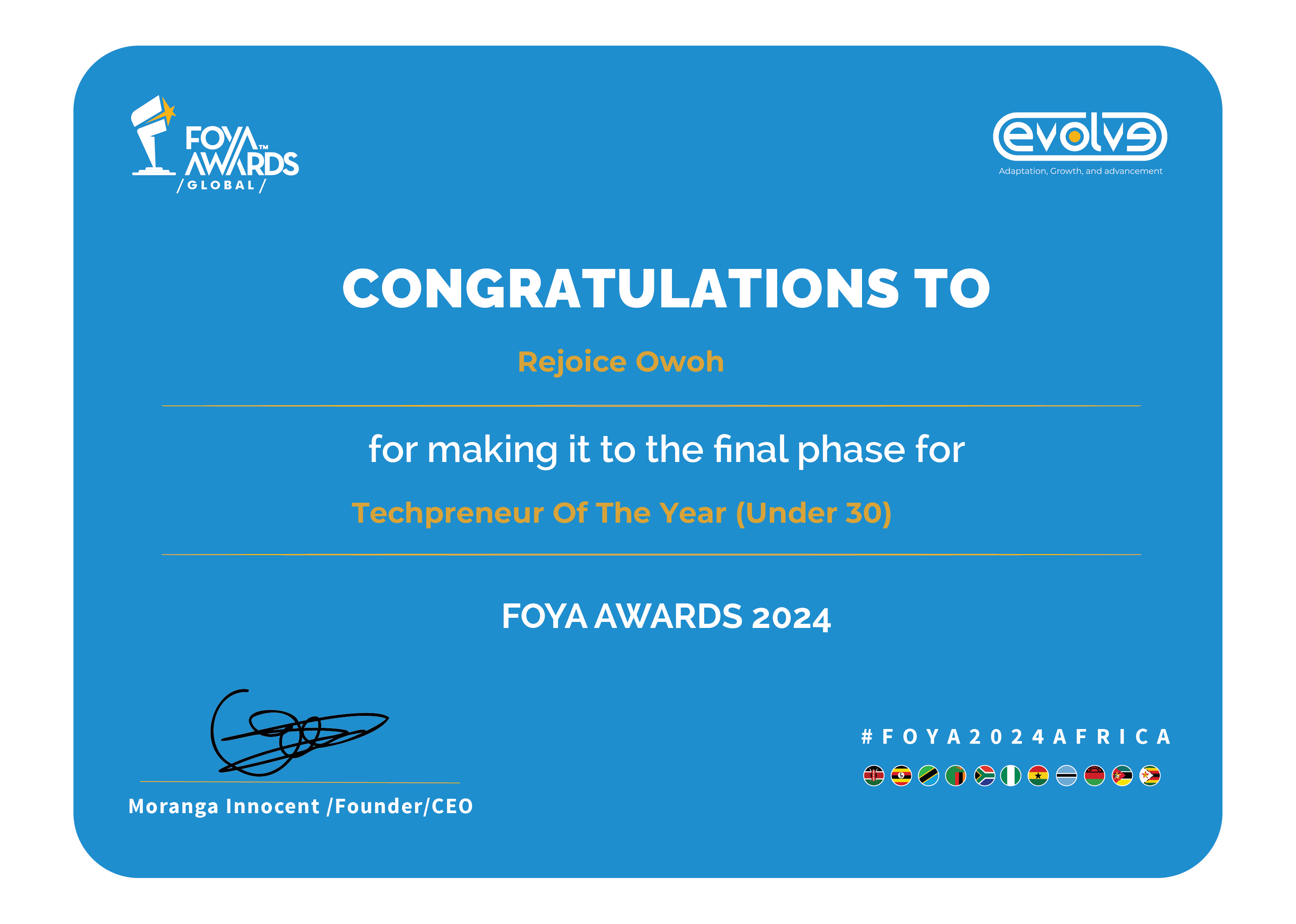 Mediapreneur of the Year - Under 30