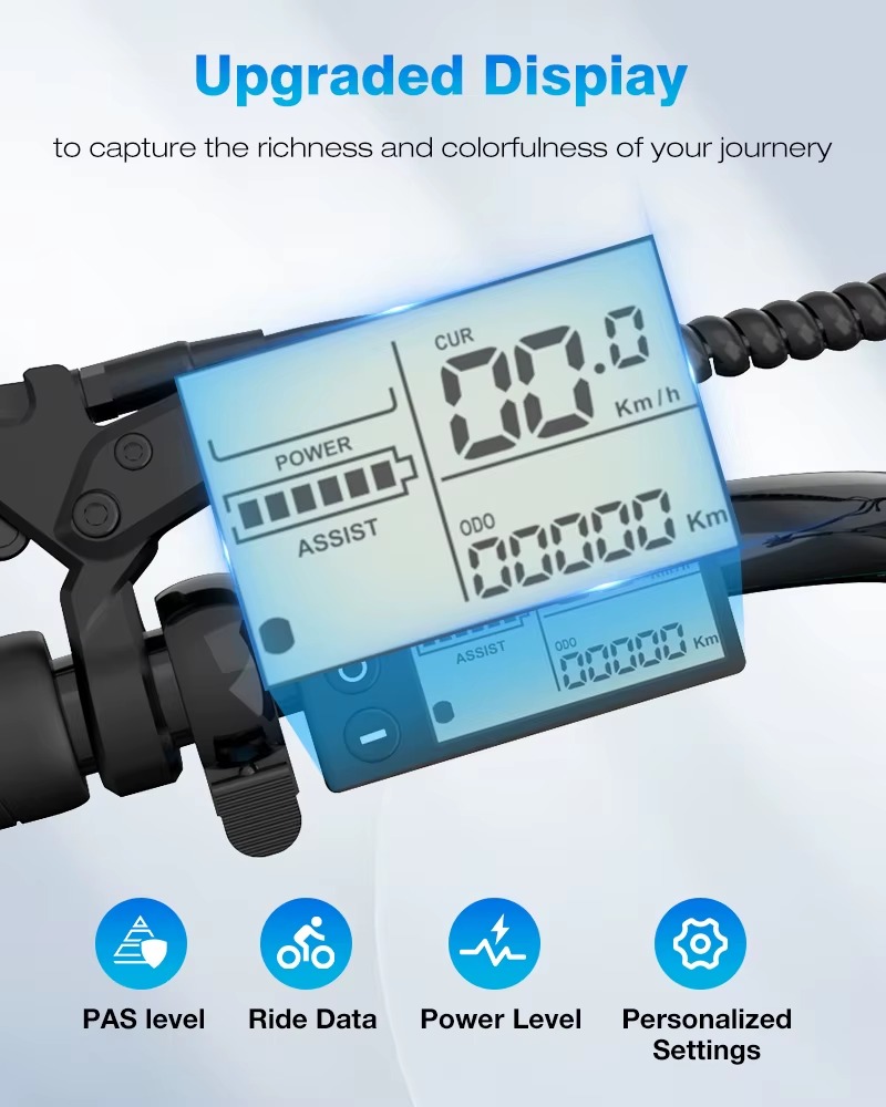 KOOLUX KL6S 250W 48V 15.6Ah 20*4'' Electric Bike main bike view