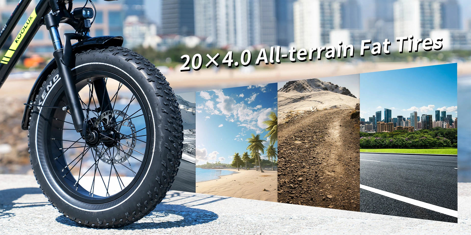 KOOLUX X8 (UK) Electric Bike tyre