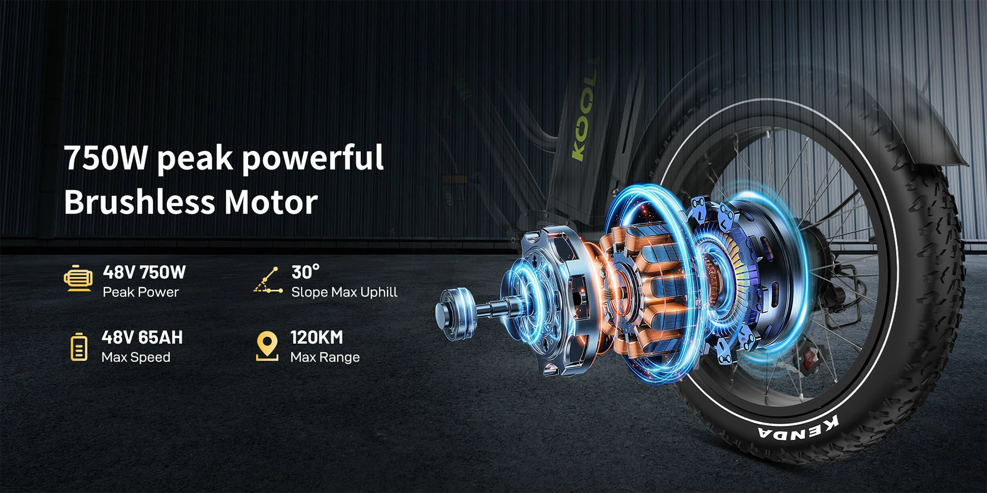 KOOLUX X8 (EU) Electric Bike motor feature
