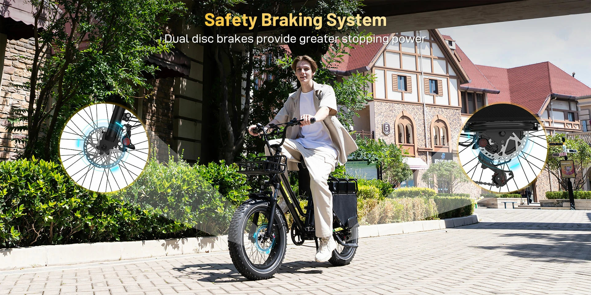 KOOLUX X8 (EU) Electric Bike Safety Braking system