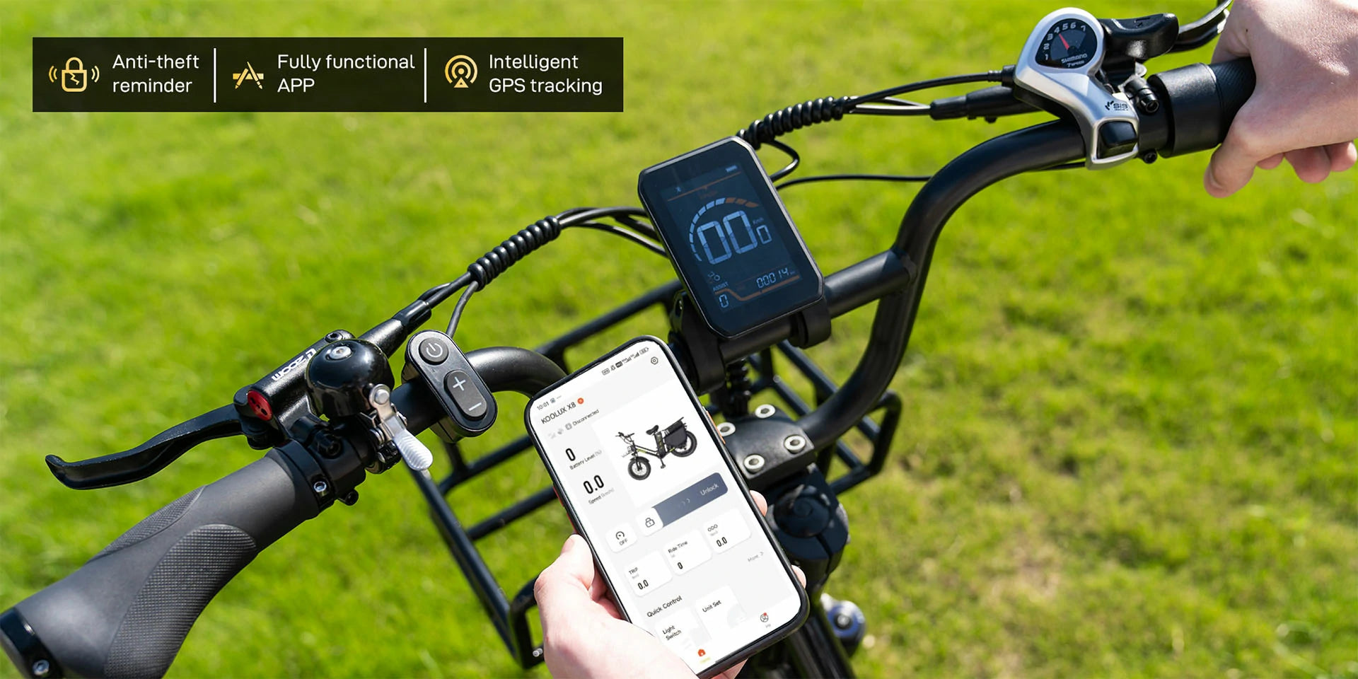 KOOLUX X8 (EU) Electric Bike smart app control