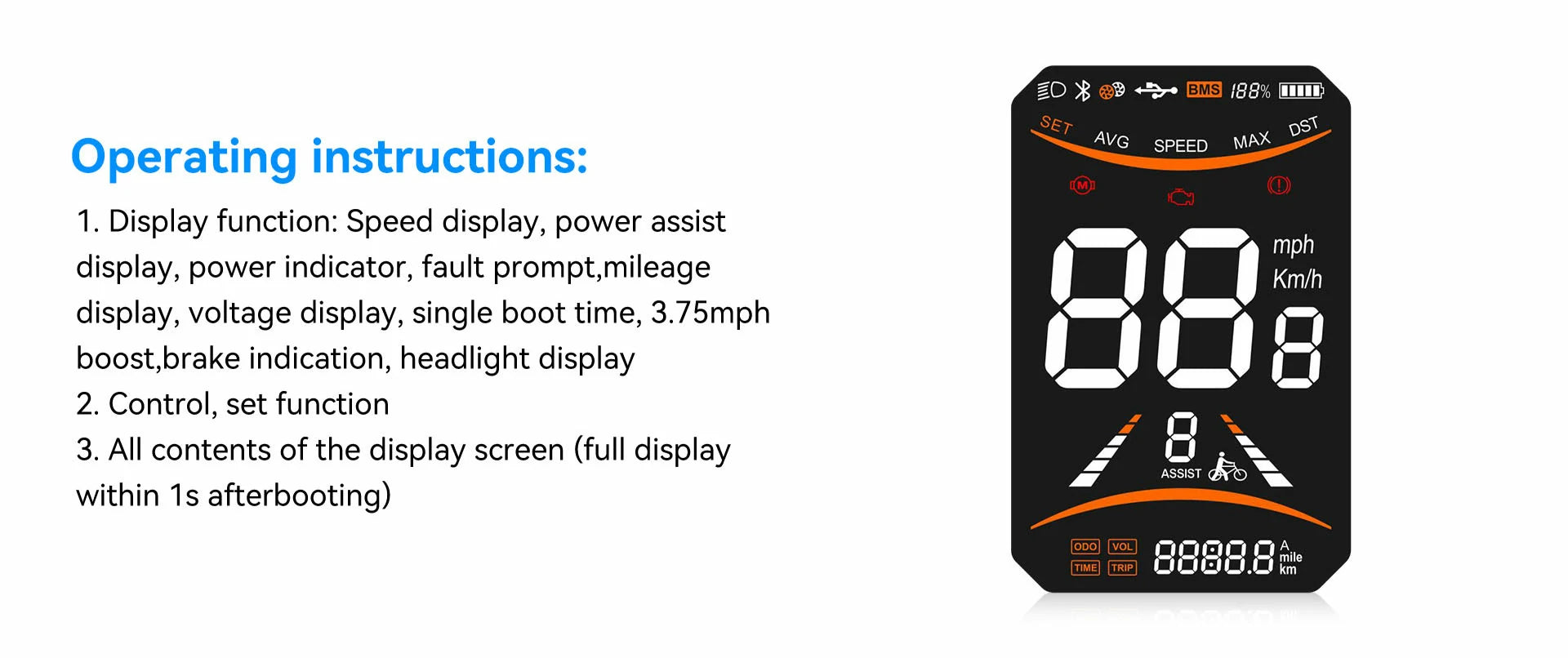 KOOLUX_X9_Mini 250W_48V_13Ah_60_80km_electric_bike_feature_6