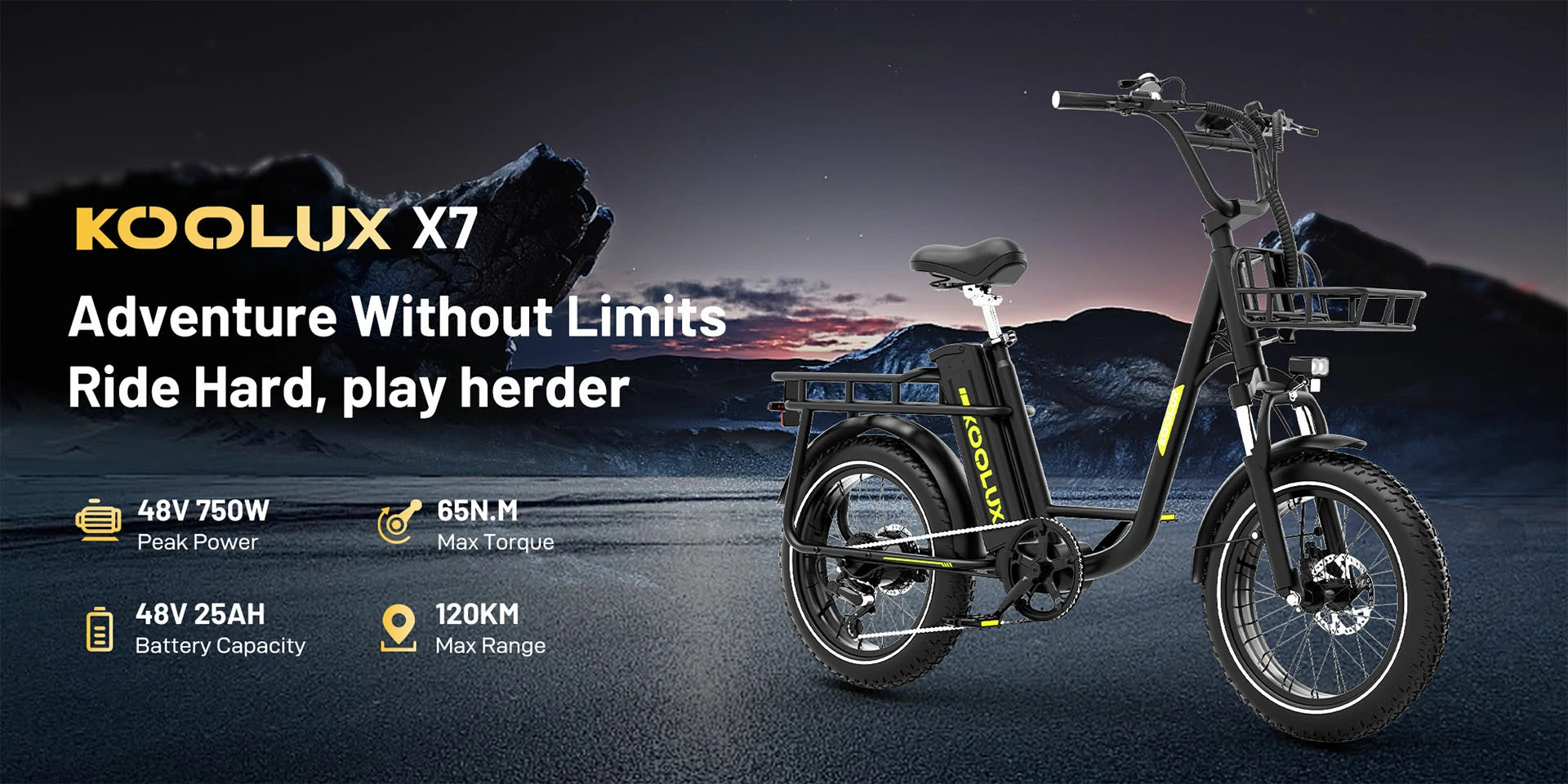 KOOLUX_X7_UK_Electric_Bike 250W_48V_25Ah_80_120km_electric_bike_feature_4
