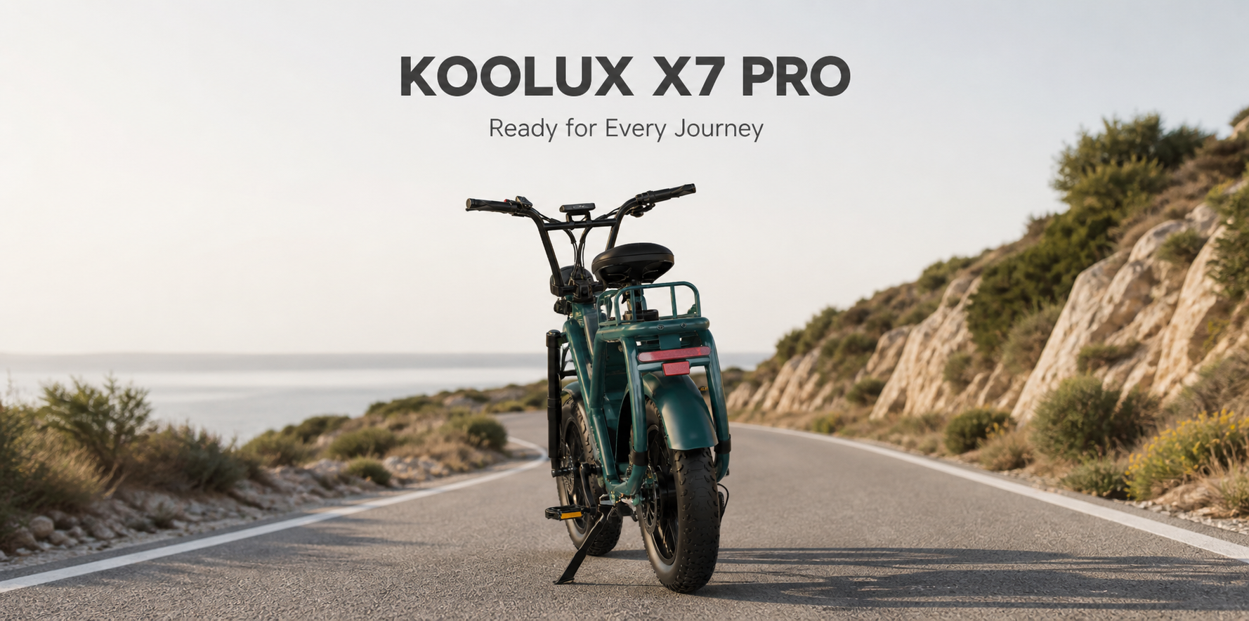 KOOLUX X7 PRO 48V 25AH With NFC | 250W | 48V 25Ah | 80-120KM main bike view