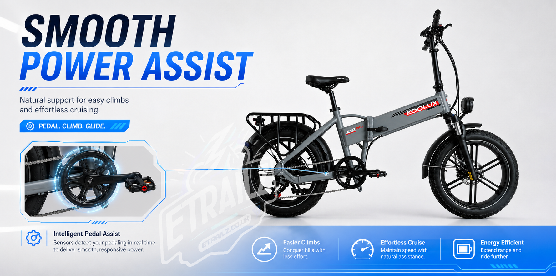 KOOLUX X12 | 250W | 48V 13Ah | 55-120KM main bike view