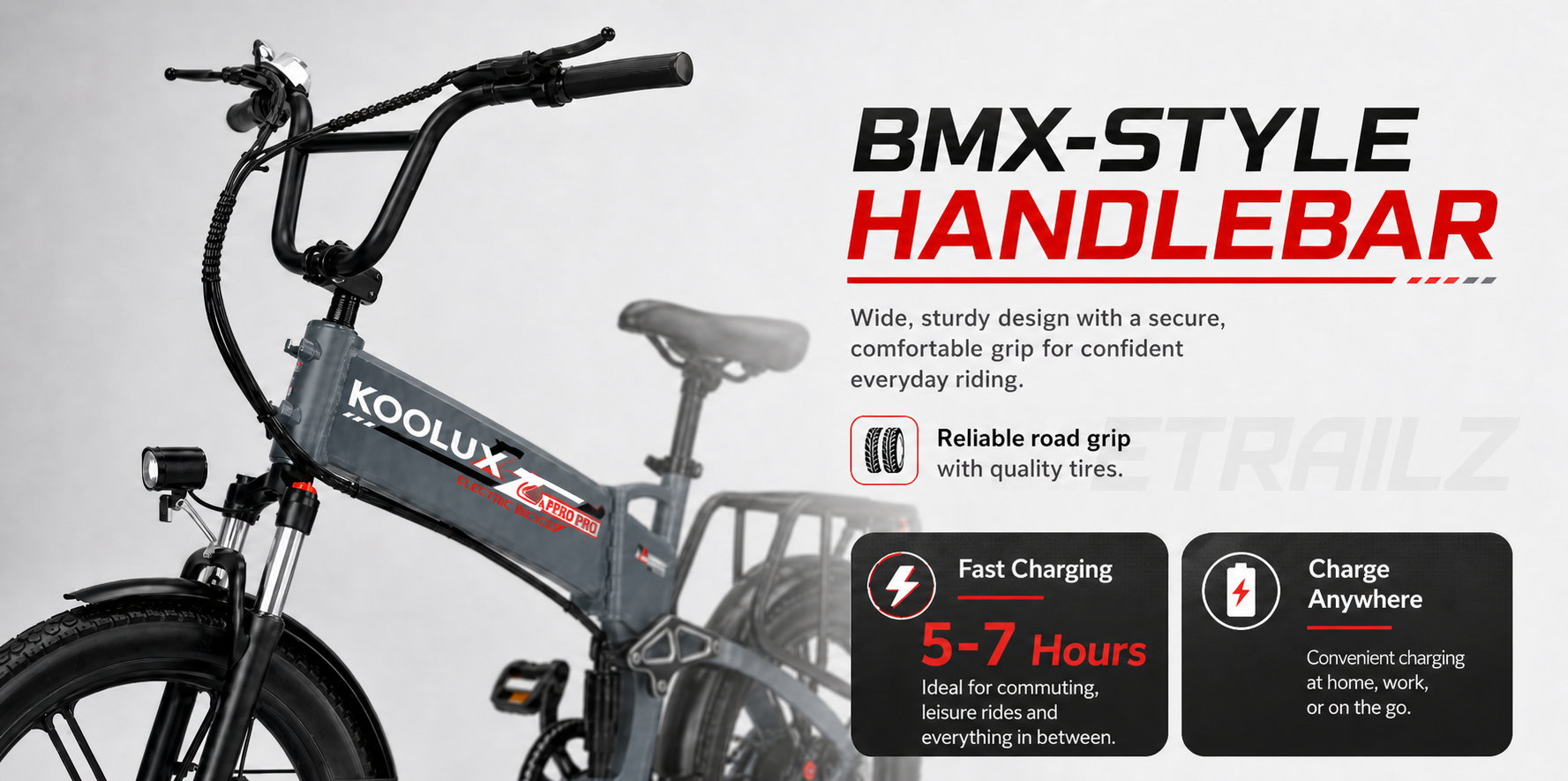 KOOLUX X12 PRO | 250W | 48V 15Ah | 25 KM/H main bike view