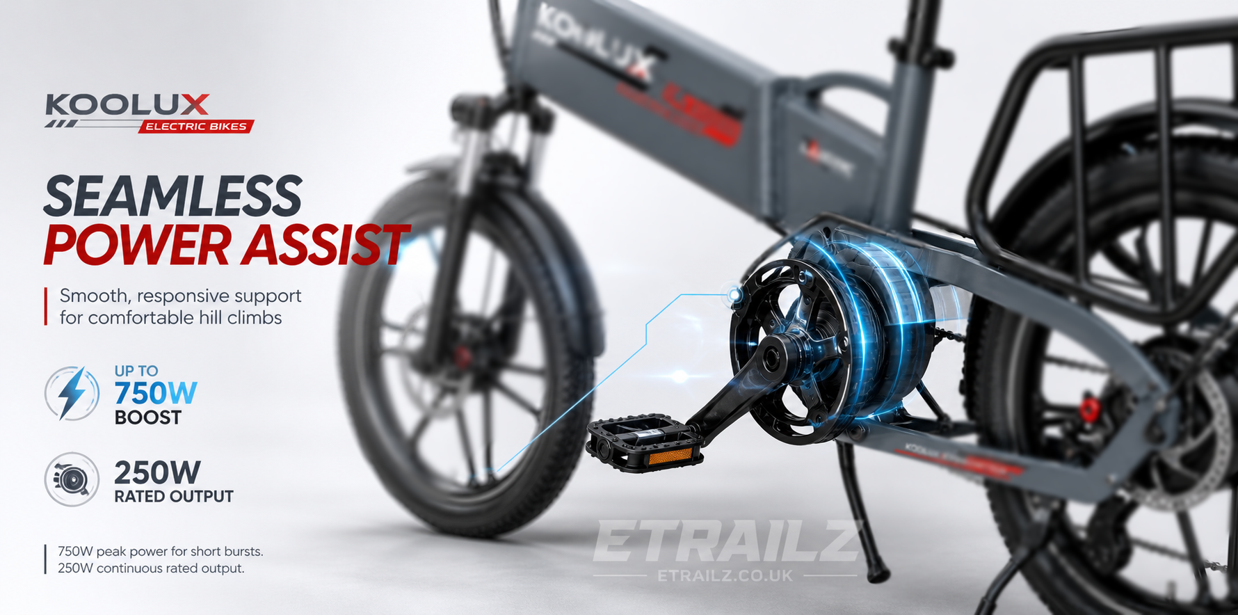 KOOLUX X12 PRO | 250W | 48V 15Ah | 25 KM/H main bike view