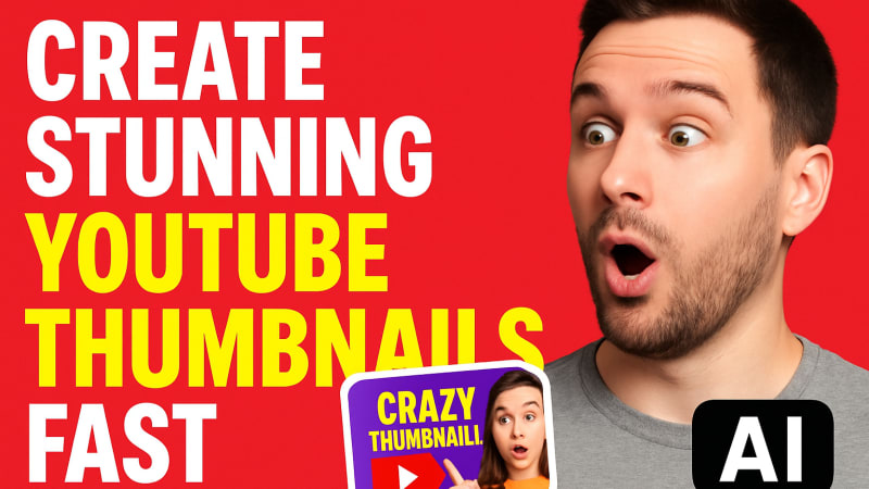 Create Stunning YouTube Thumbnails Fast With AI