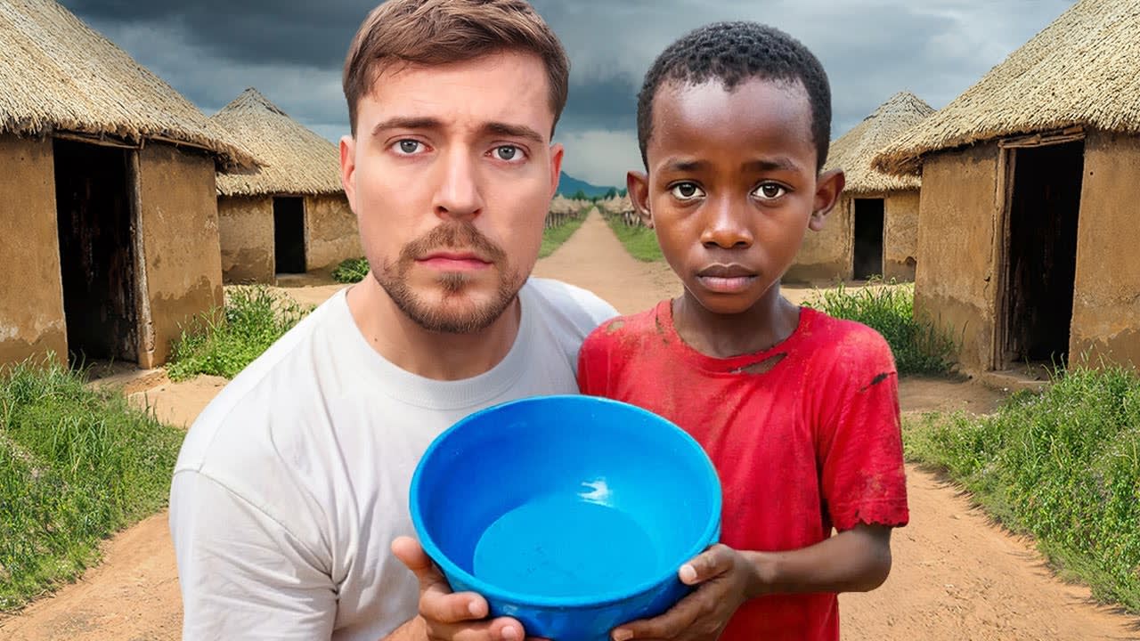 MrBeast style YouTube thumbnail example 1 MrBeast style thumbnail example 1 - High-impact YouTube thumbnail design
