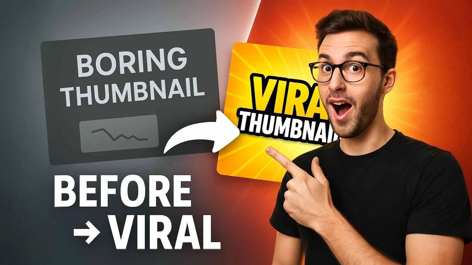 Canva style YouTube thumbnail example 2 Canva style thumbnail example 2 - Viral YouTube thumbnail design