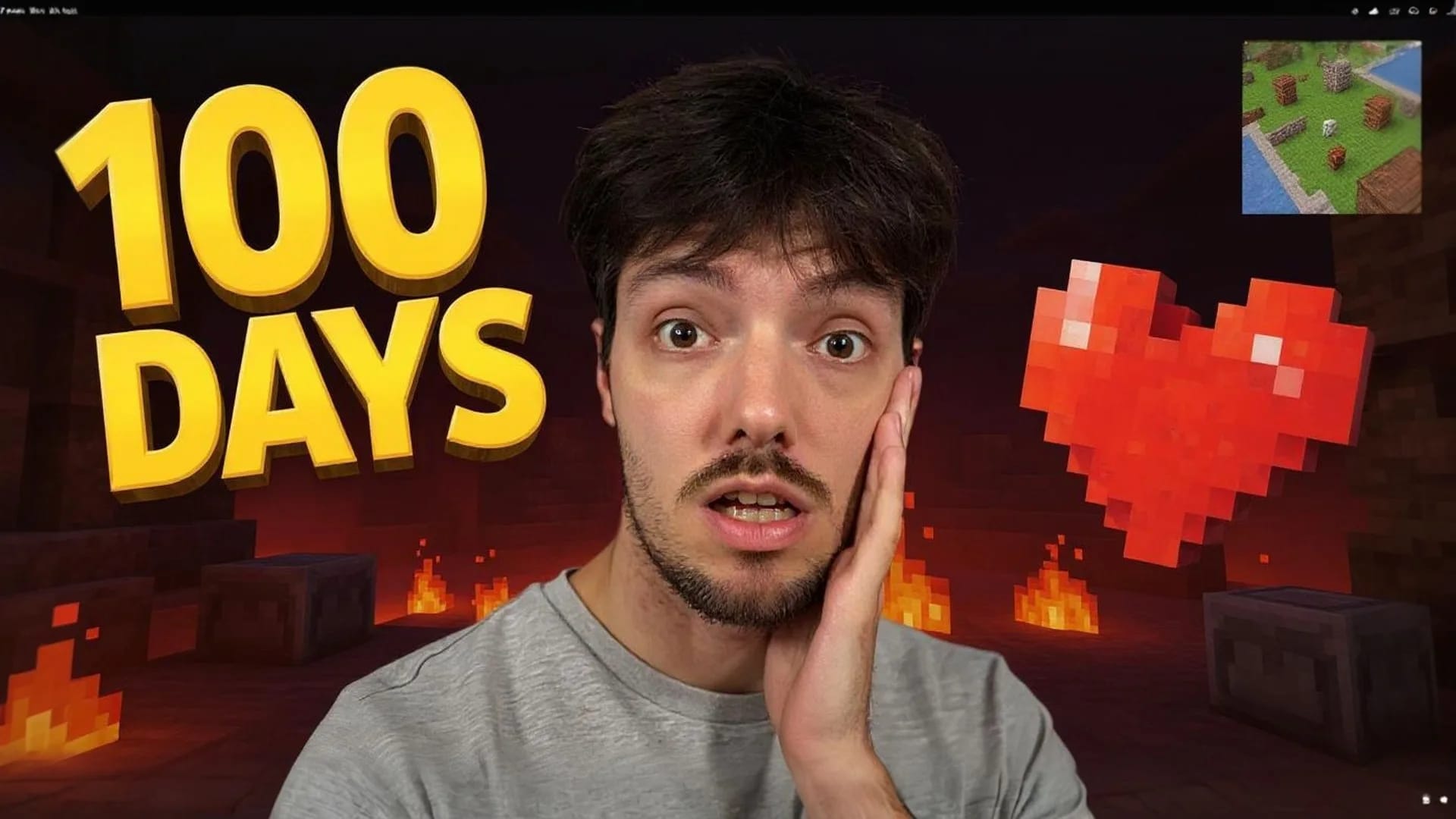 Minecraft style YouTube thumbnail example 2 Minecraft style thumbnail example 2 - Viral YouTube thumbnail design