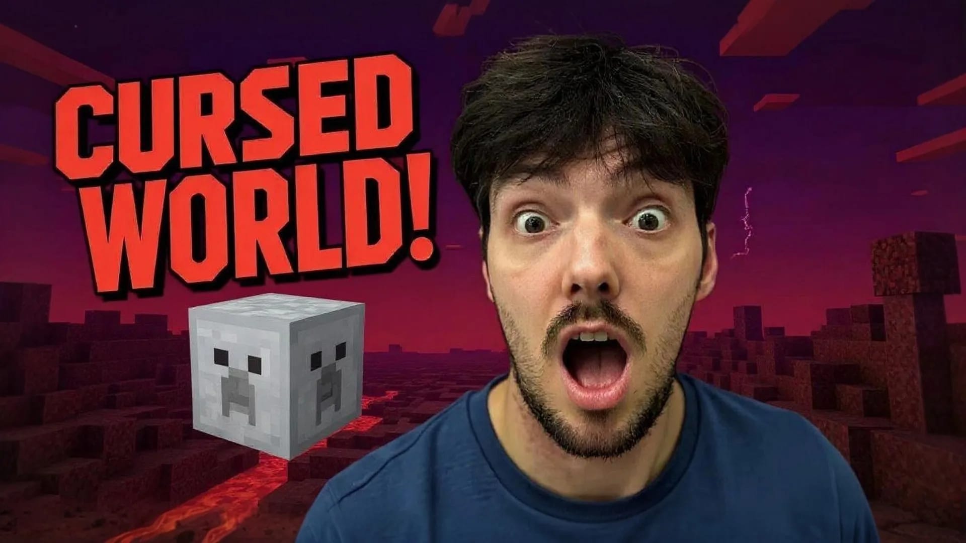 Minecraft style YouTube thumbnail example 4 Minecraft style thumbnail example 4 - Viral YouTube thumbnail design