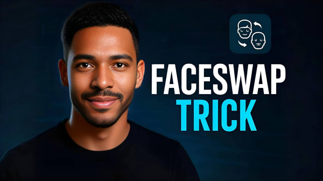 After face swap - transformed thumbnail