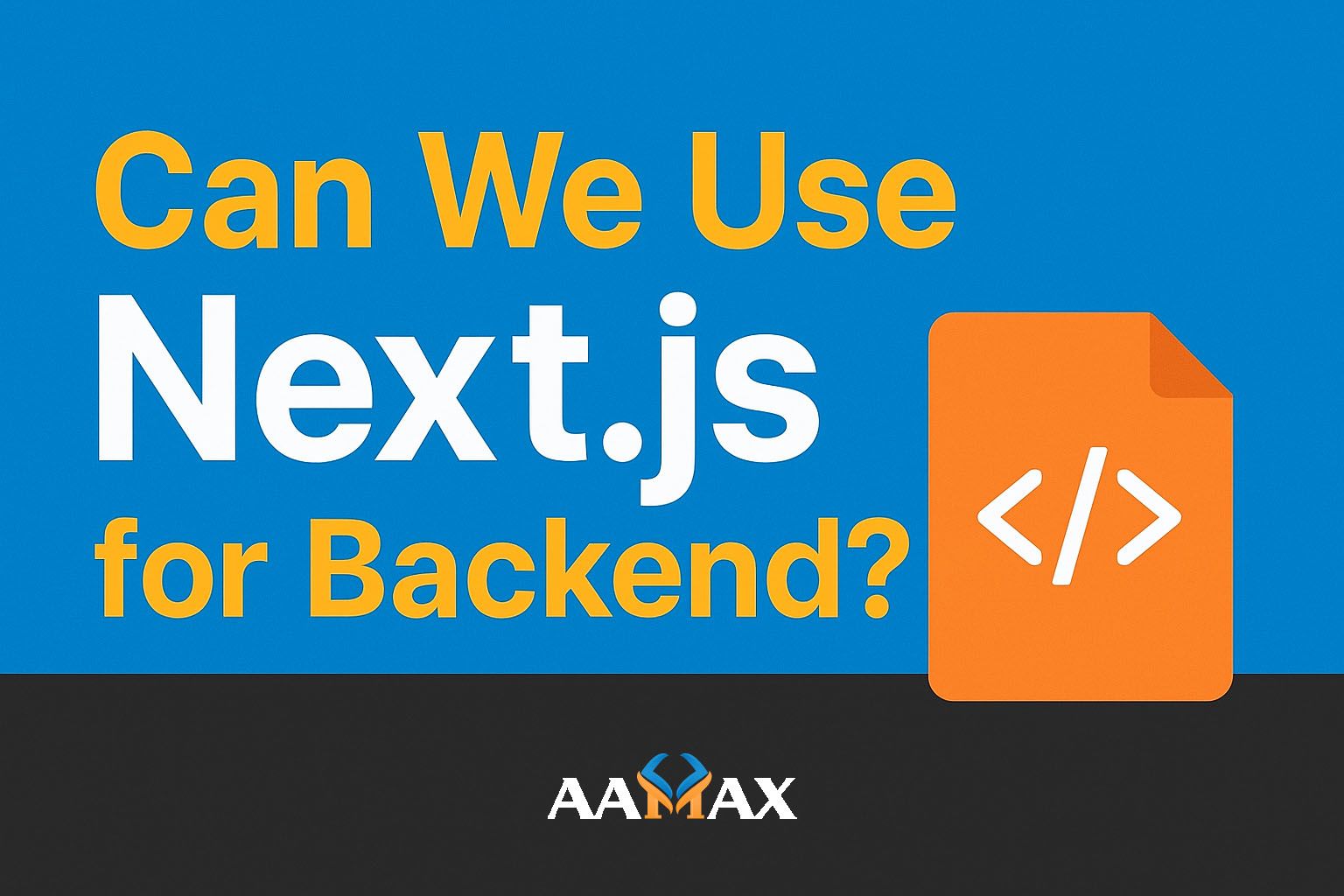 Can We Use Next JS for Backend