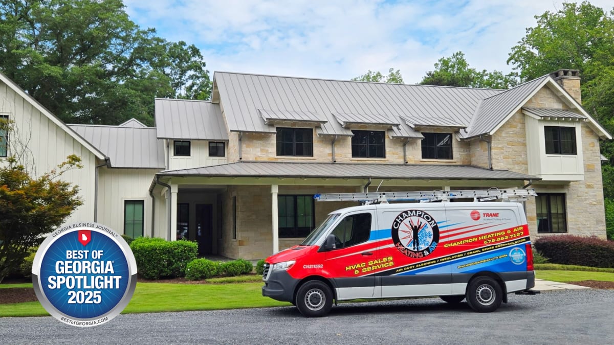 Champion Heating & Air LLC: Georgia’s Comfort Champions Take Home 2025 Best of Georgia Award