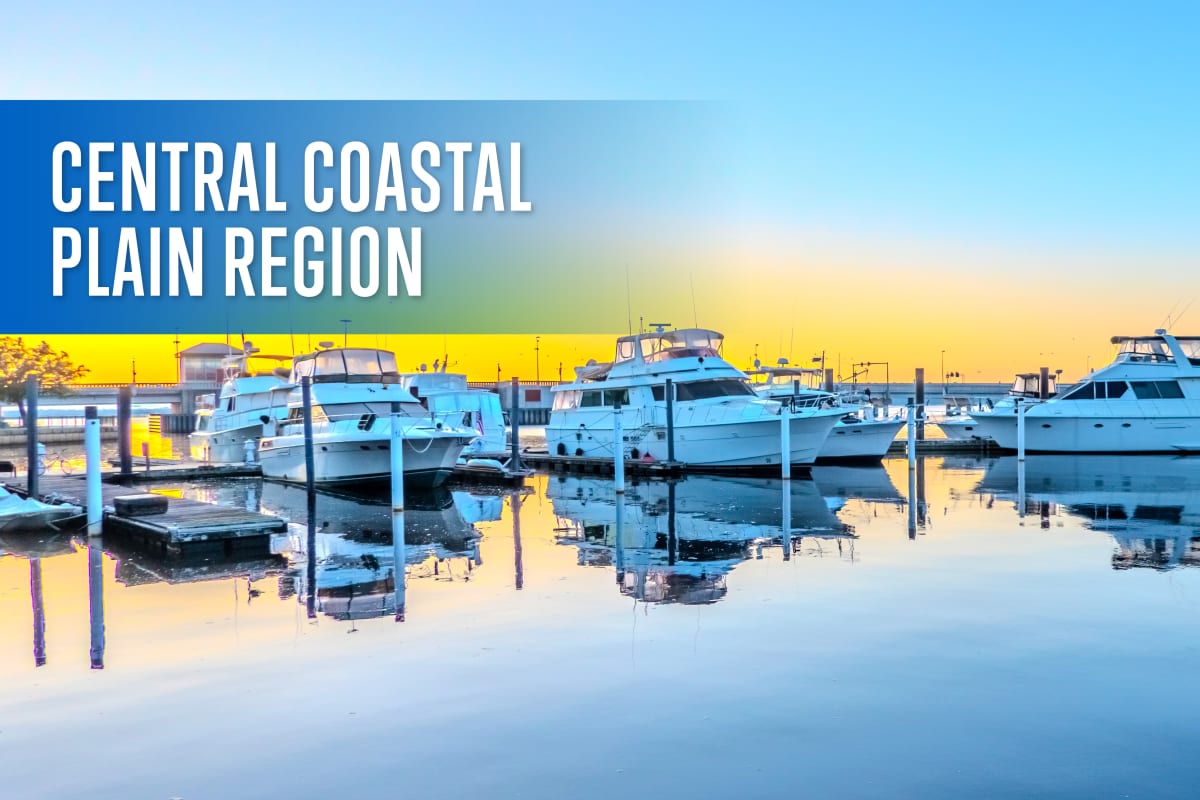 Guide to North Carolina - Central Coastal Plain Region