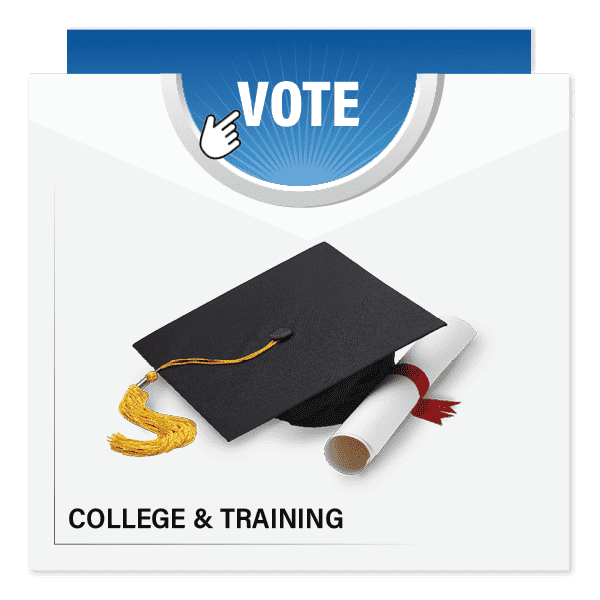 college & specialized training