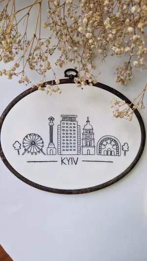 Мініатюра Вишивка 'Київ, Україна' 2