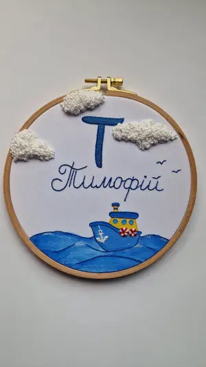 Мініатюра Іменні вишивки для братів 3