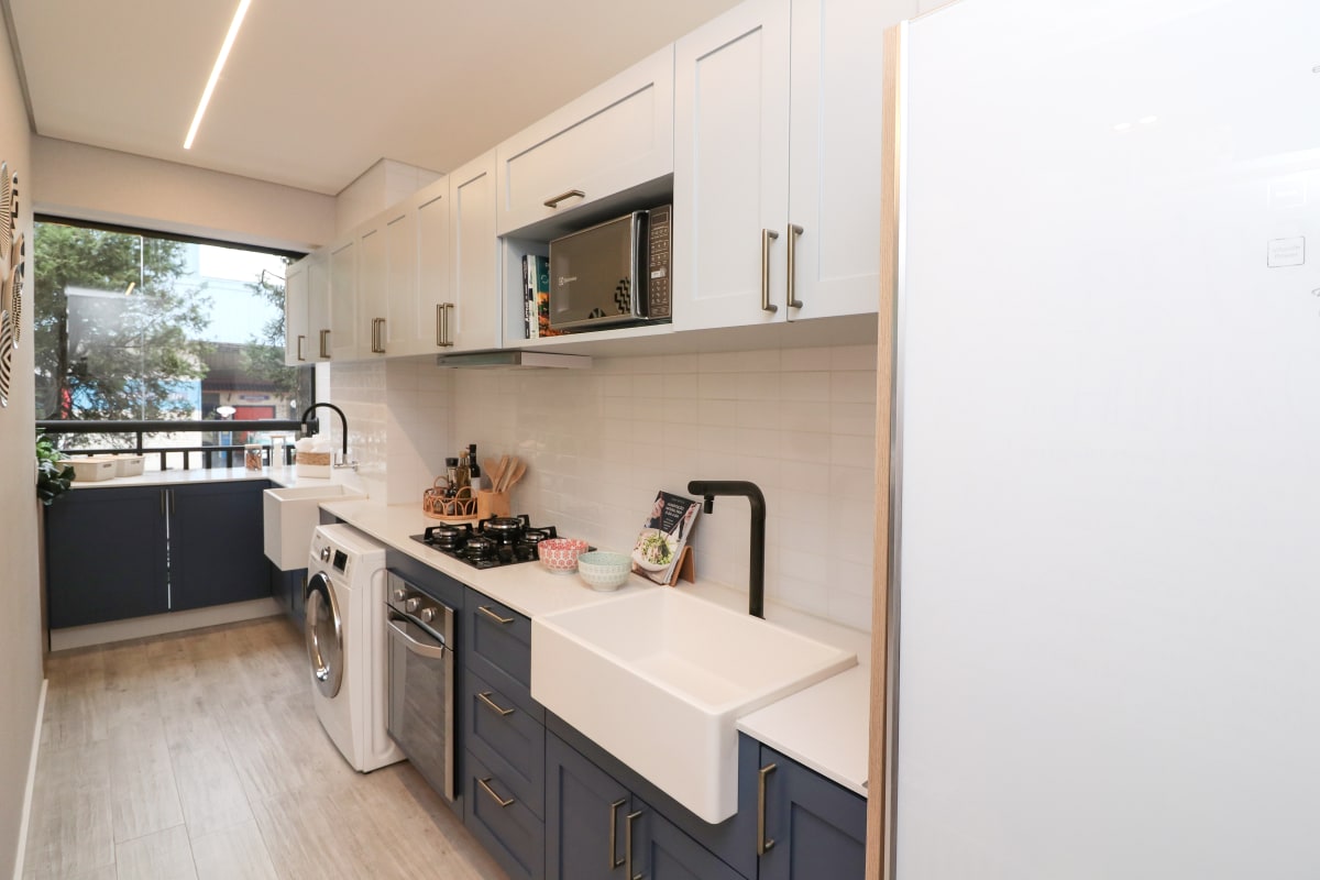 Decorado de 59 m² — cozinha