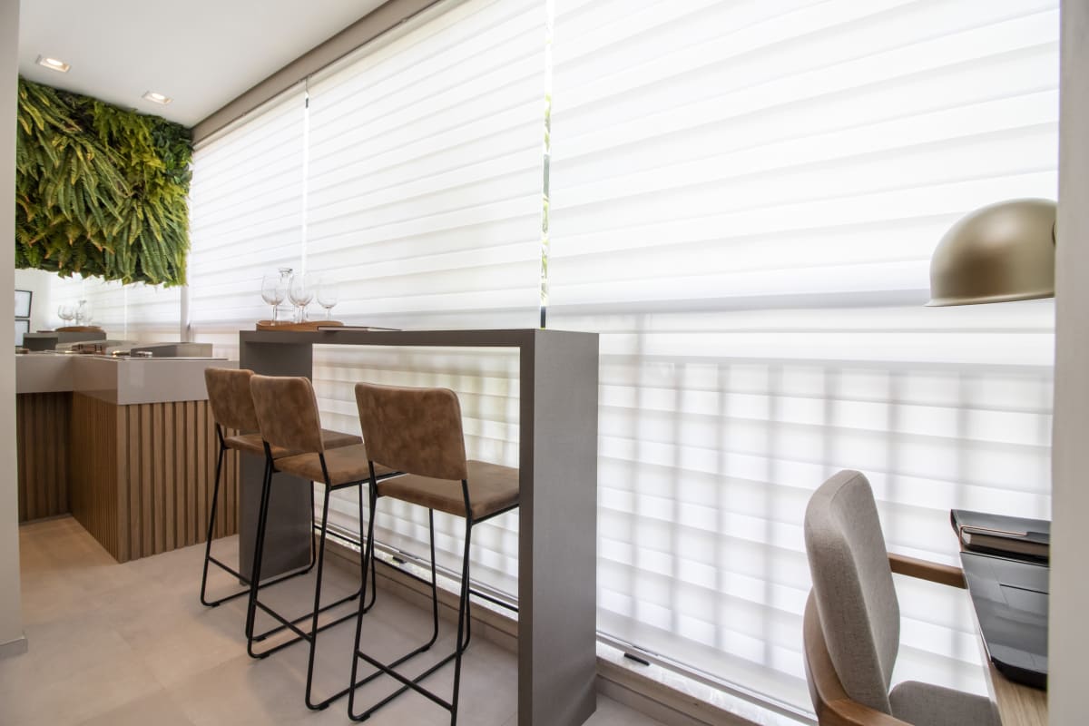 Decorado de 74 m² — terraço