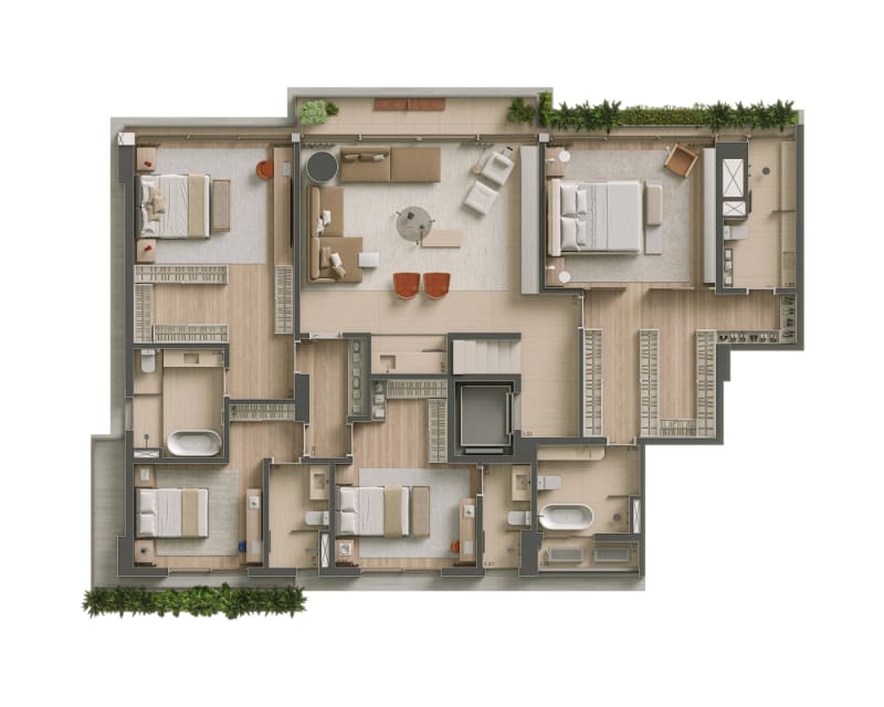 Planta Duplex Inferior