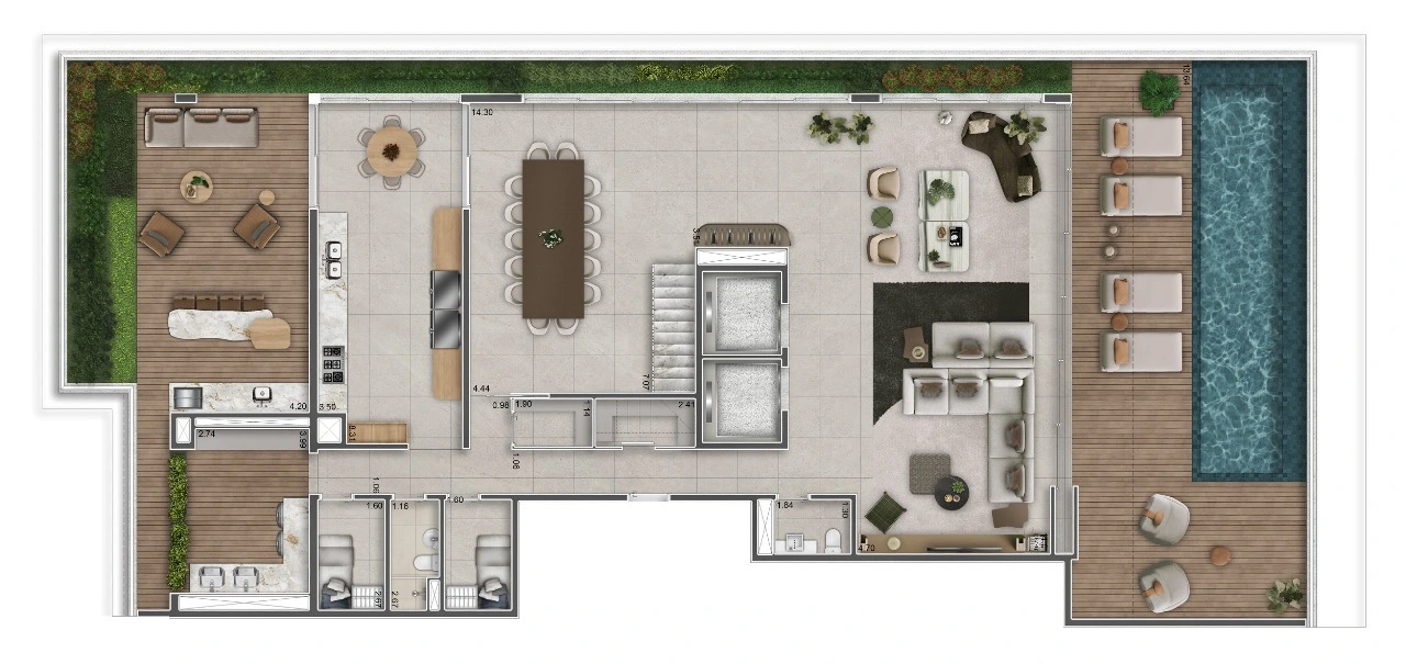 Planta Duplex - Planta Inferior