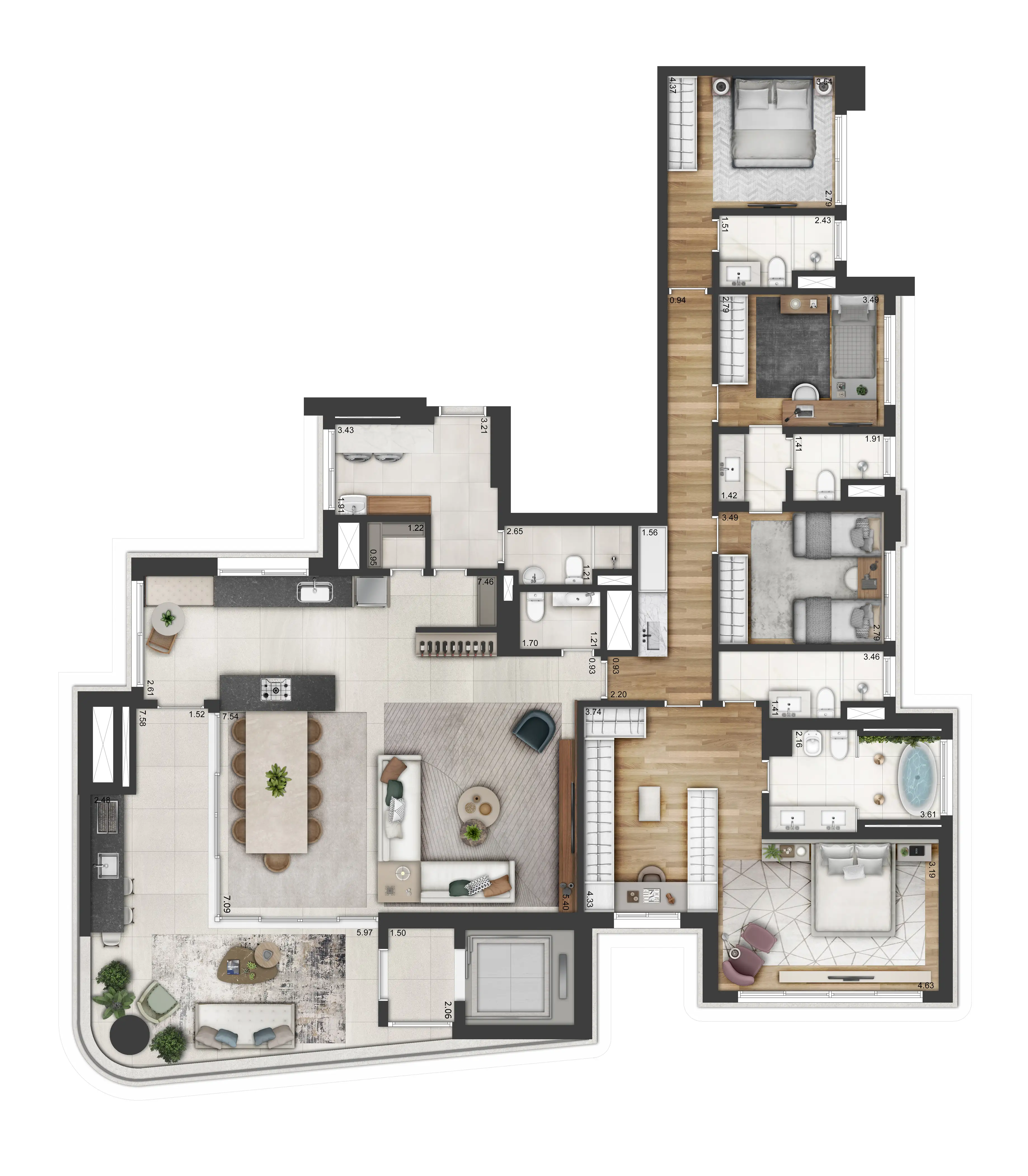 Planta Opção 01